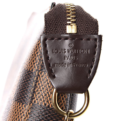 Louis Vuitton Damier Ebene Mini Pochette Accessories 7 of 9