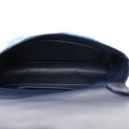 Louis Vuitton Lambskin Malletage Contraste GO-14 PM Blue 6 of 15