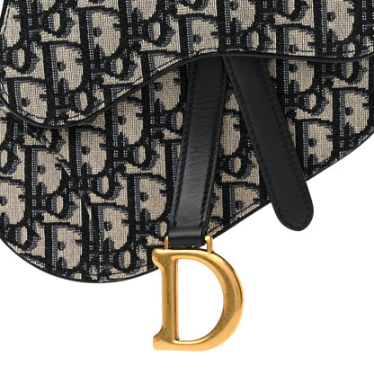 Christian Dior Oblique Saddle Belt Pouch Blue 6 of 8