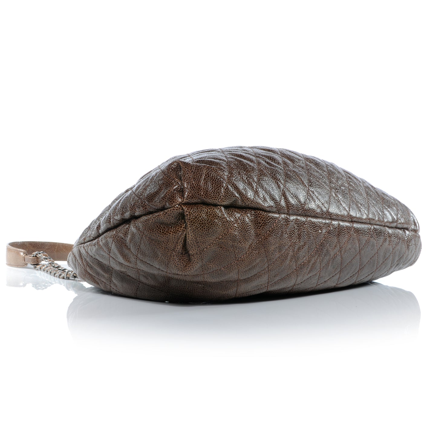 Caviar Elastic Shopper Tote Brown