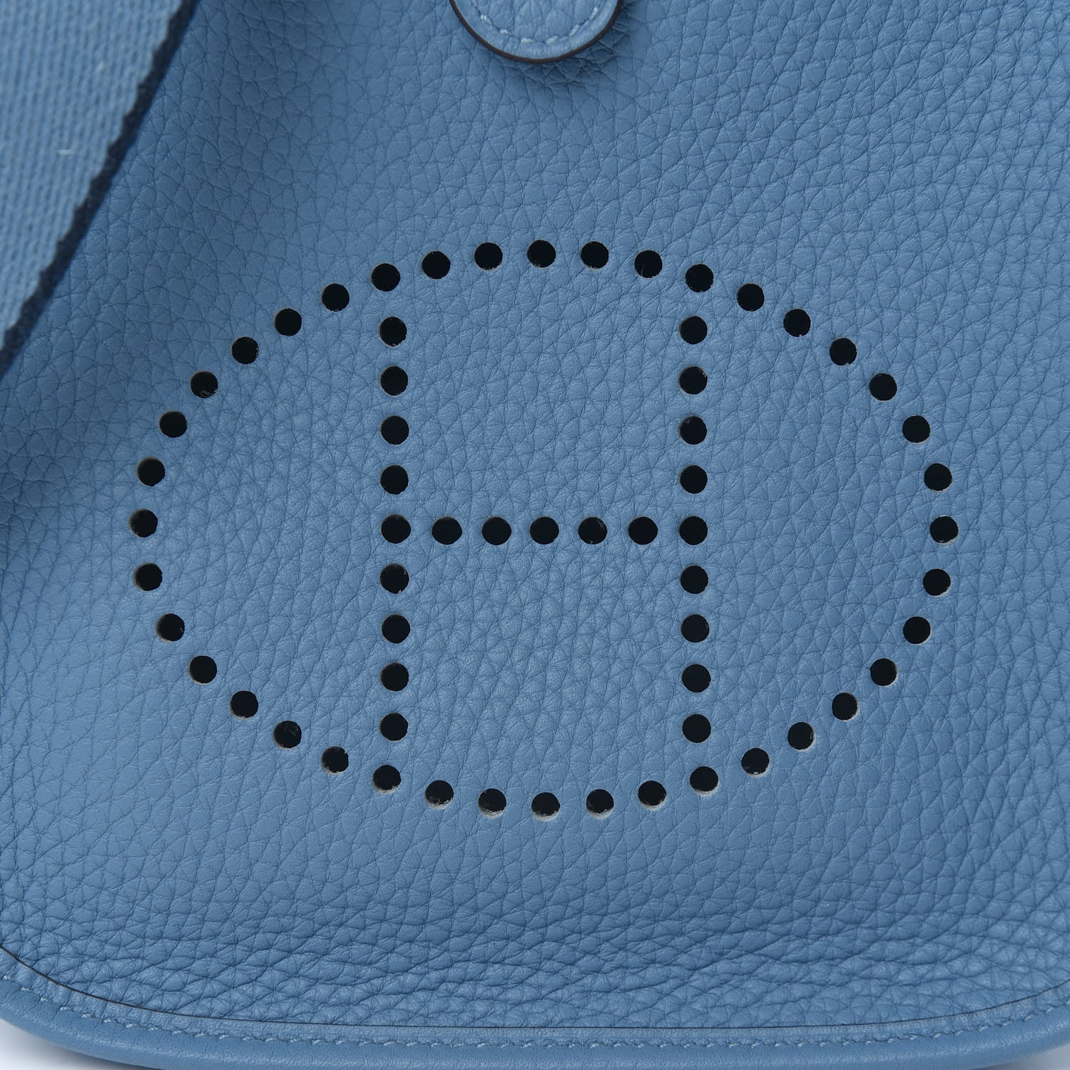 Hermes Taurillon Clemence Amazone Evelyne TPM Bleu Paradis Bleu Saphir 9 of 10