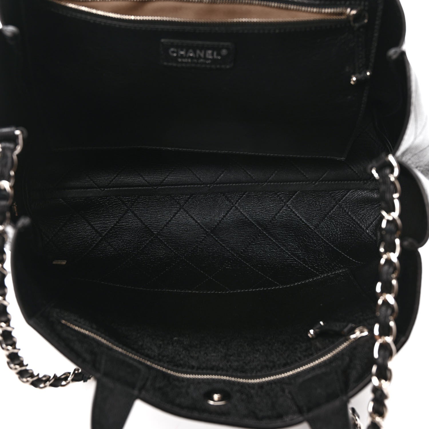 Chanel Caviar Stitched Large Lady Coco Shopping Tote Black 5 of 9