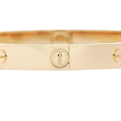 Cartier 18K Yellow Gold LOVE Bracelet 5 of 9
