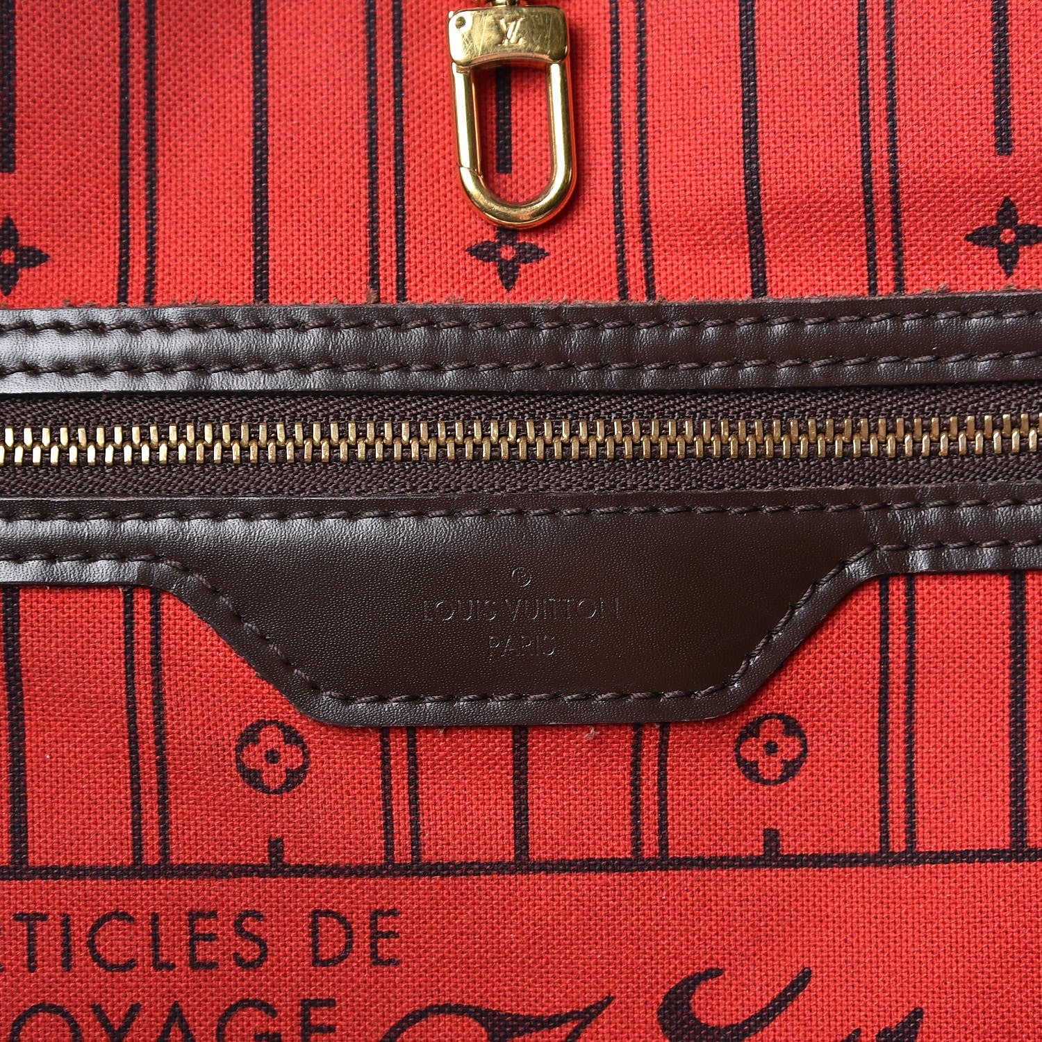 Louis Vuitton Damier Ebene Neverfull GM 6 of 20