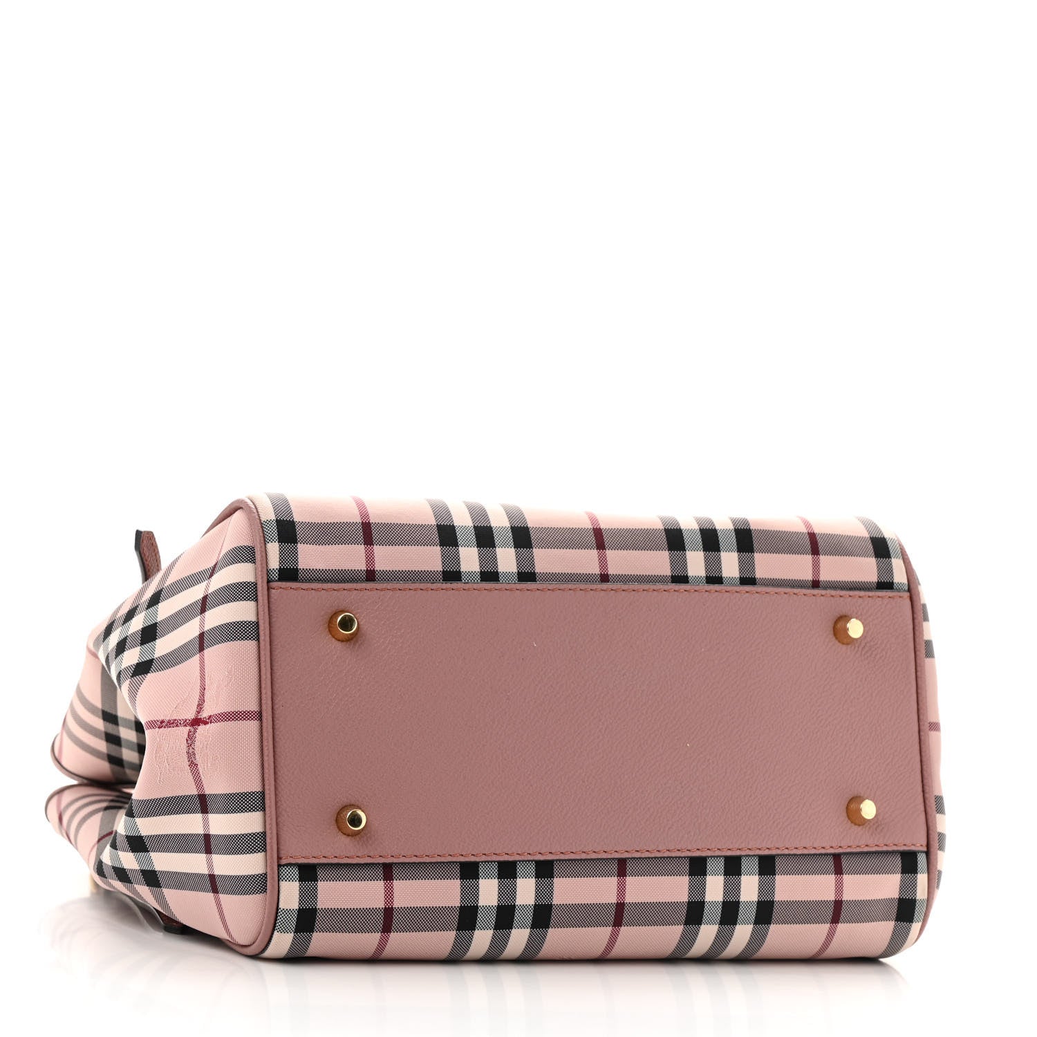 Burberry Haymarket Check Canterbury Tote Pink 3 of 9