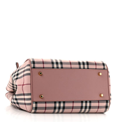 Burberry Haymarket Check Canterbury Tote Pink 3 of 9