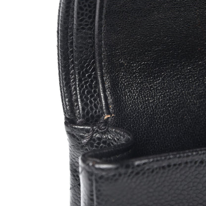 Chanel Caviar Quilted Medium Double Flap Black 8 of 10