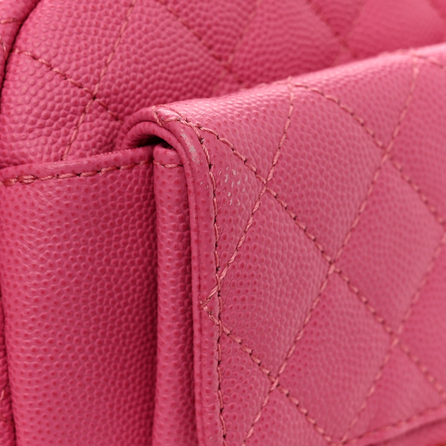 Chanel Caviar Quilted CC Day Camera Case Pink 12 of 14