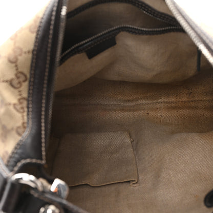 Gucci Monogram Medium Icon Bit Hobo Dark Brown 5 of 11