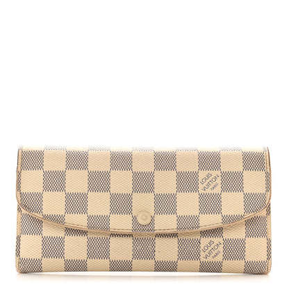 Louis Vuitton Damier Azur Emilie Wallet 1 of 11