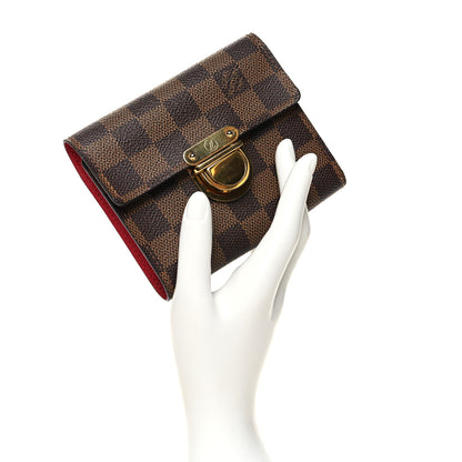 Louis Vuitton Damier Ebene Koala Compact Wallet 2 of 9