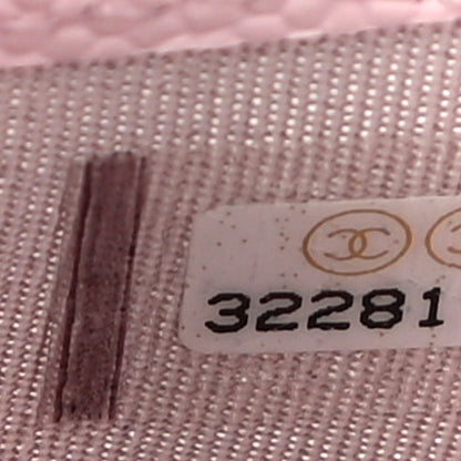 Chanel Caviar Quilted Card Holder Light Pink 8 of 12