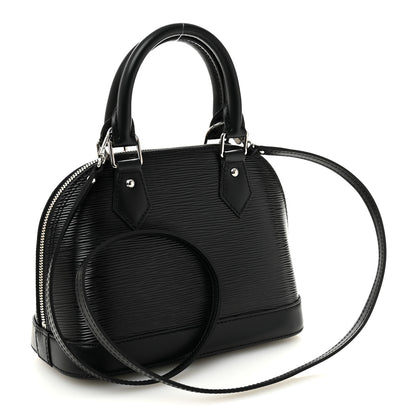 Louis Vuitton Epi Alma BB Black 3 of 10
