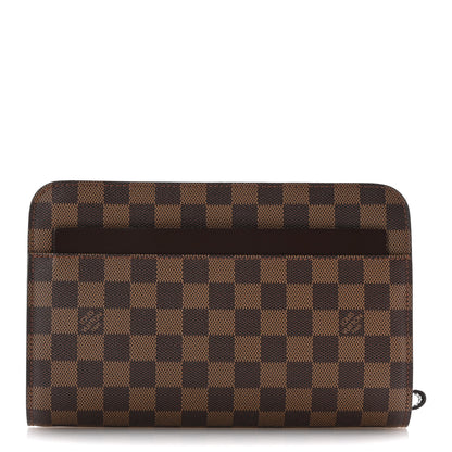 Louis Vuitton Damier Ebene Pochette Saint Louis Clutch 1 of 13