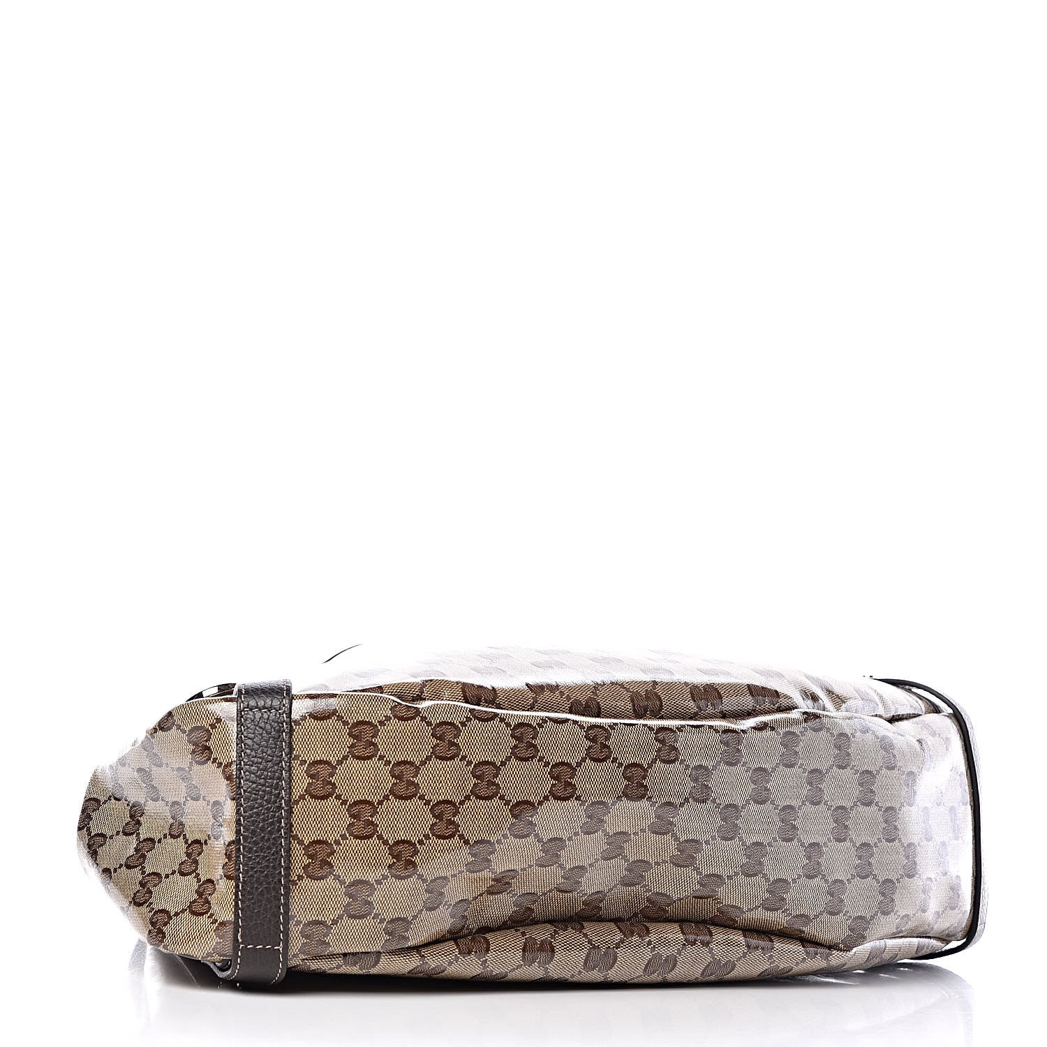 Gucci Crystal Monogram Medium Abbey Shoulder Bag Dark Brown 4 of 9