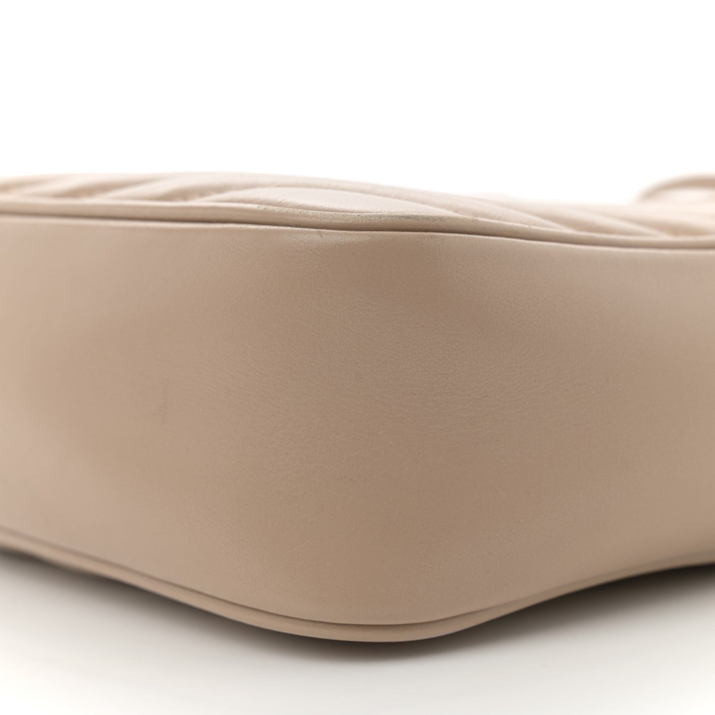 Calfskin Matelasse Monogram Lou Camera Bag Nude Powder