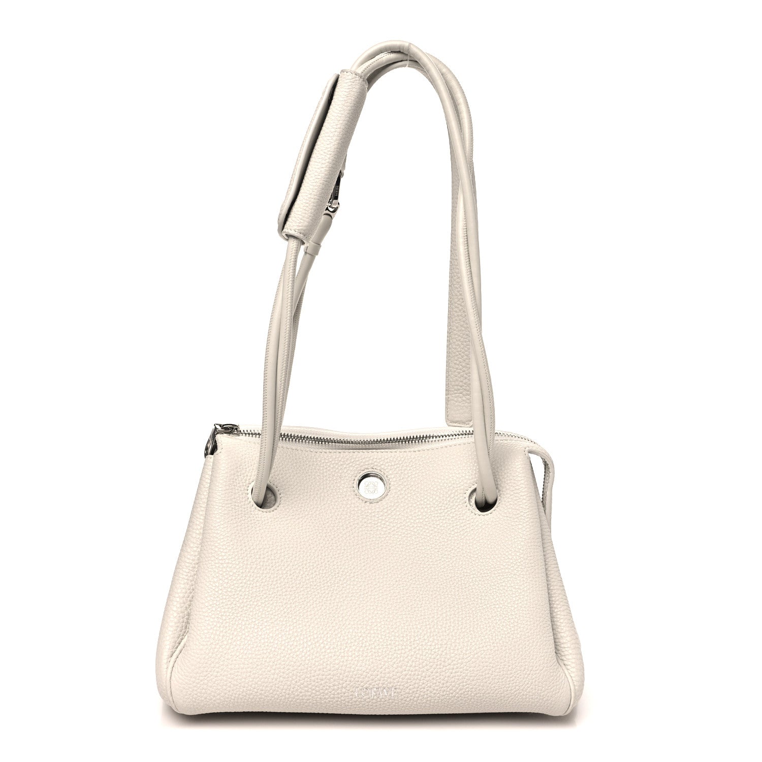 Loewe Supple Grained Calfskin Small Madrid Bag Soft White 1 of 10
