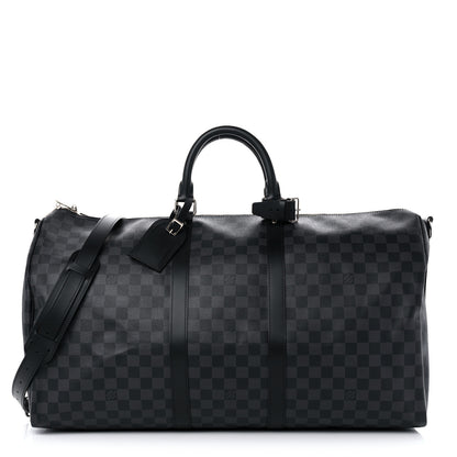 Louis Vuitton Damier Graphite Keepall Bandouliere 55 1 of 10