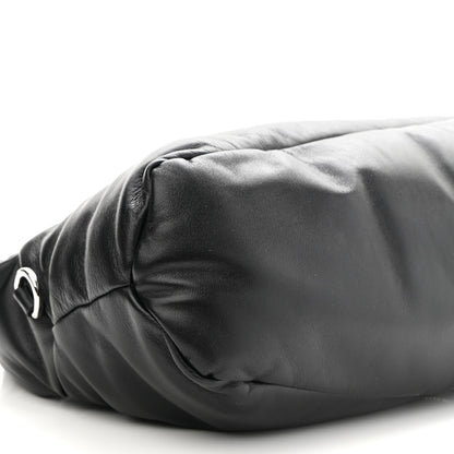 Loewe Shiny Nappa Puffer Puzzle Hobo Black 7 of 8