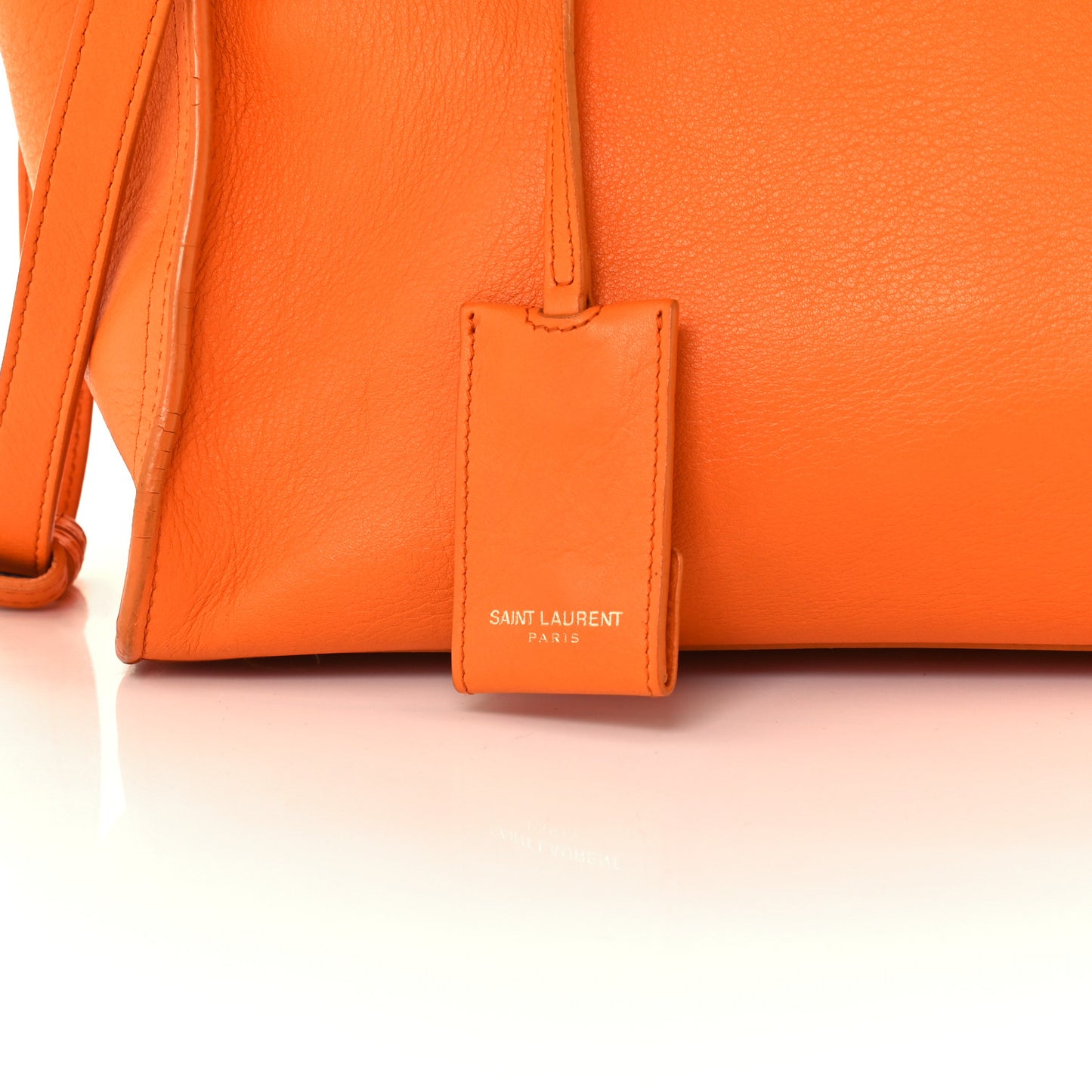 Calfskin Small Classic Y Cabas Mandarine