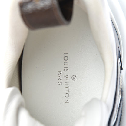 Louis Vuitton Patent Monogram Stripe LV Archlight Sneakers 37.5 White Blue 7 of 8