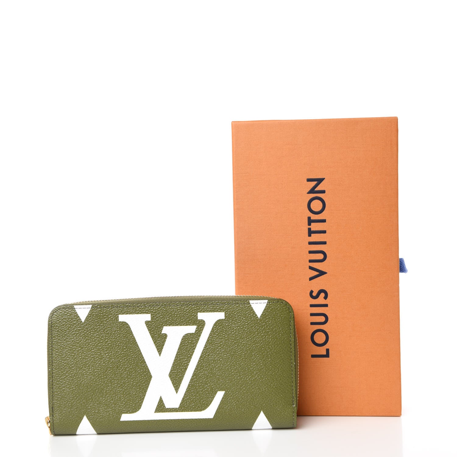 Louis Vuitton Monogram Giant Zippy Wallet Kaki White 8 of 8