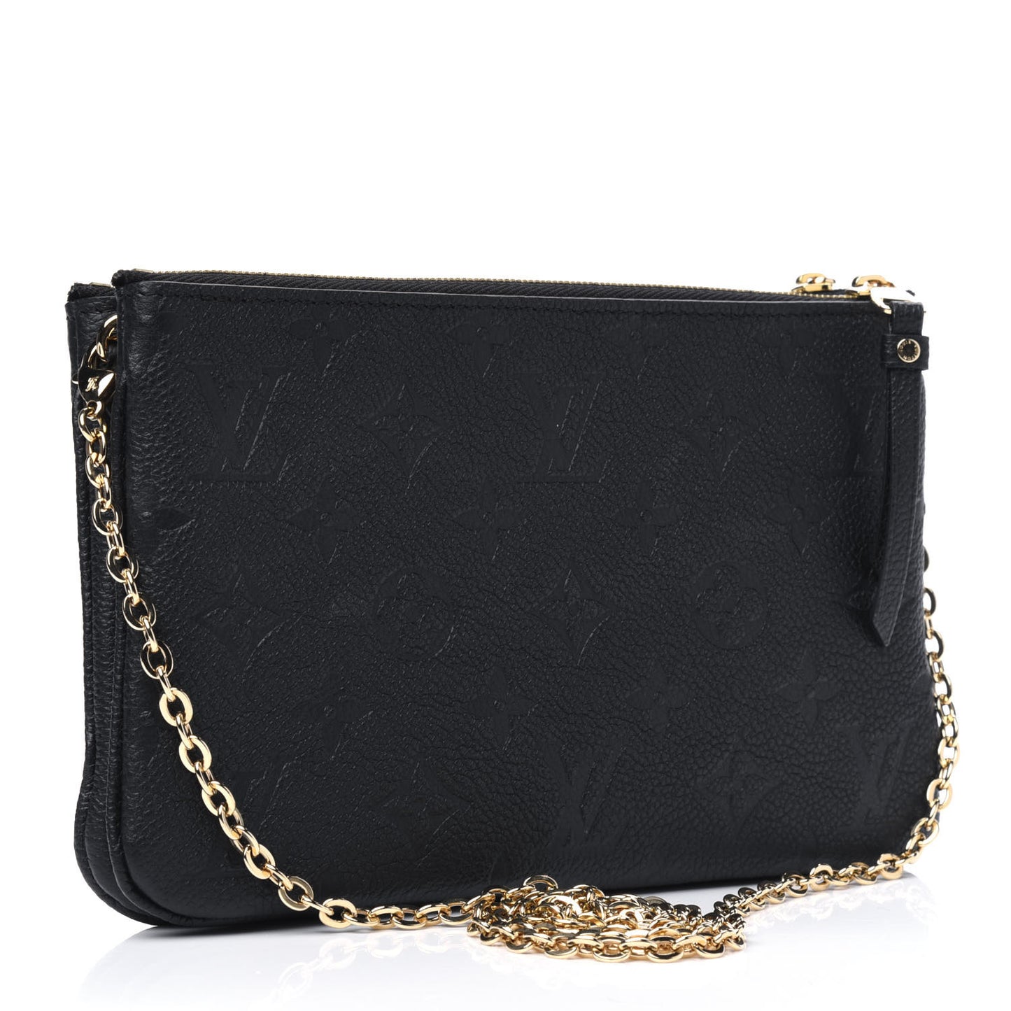 Empreinte Double Zip Pochette Black