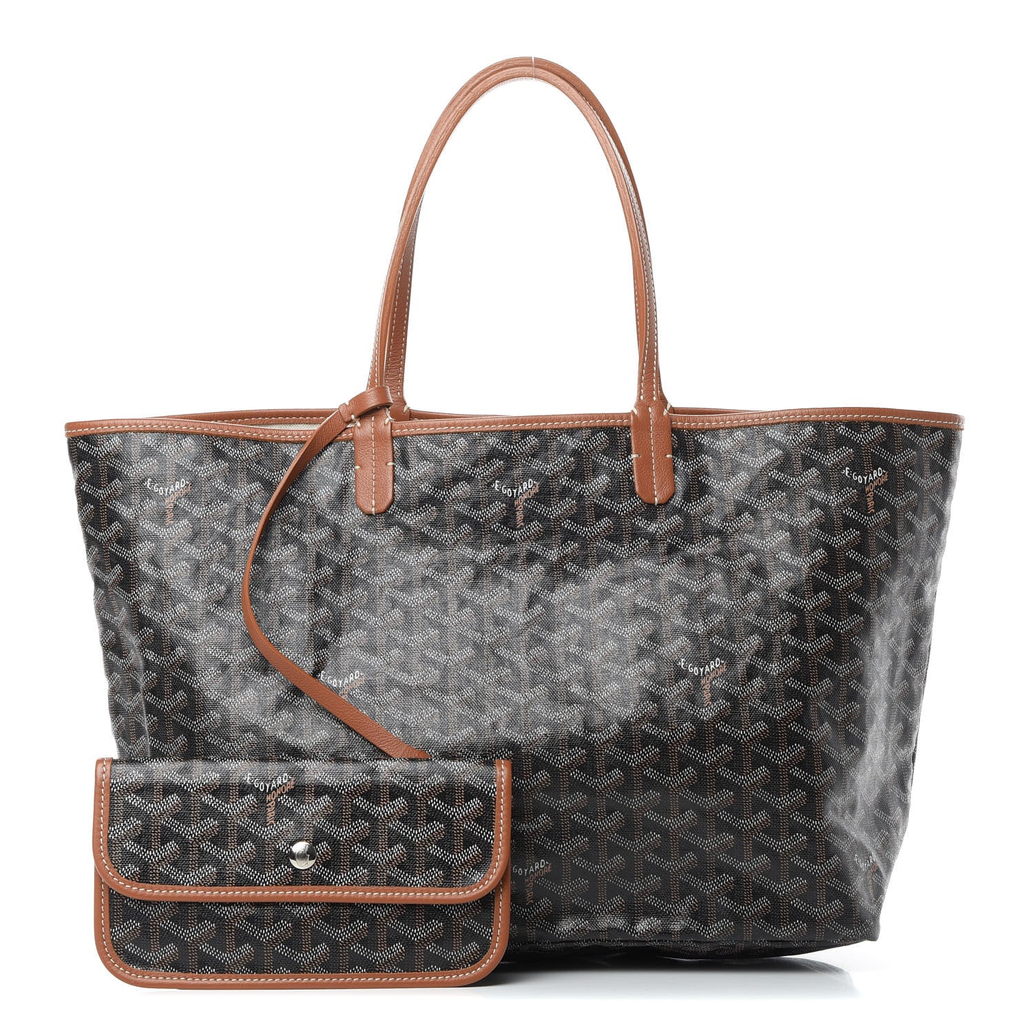 Goyard Goyardine Saint Louis PM Black Gold 1 of 17