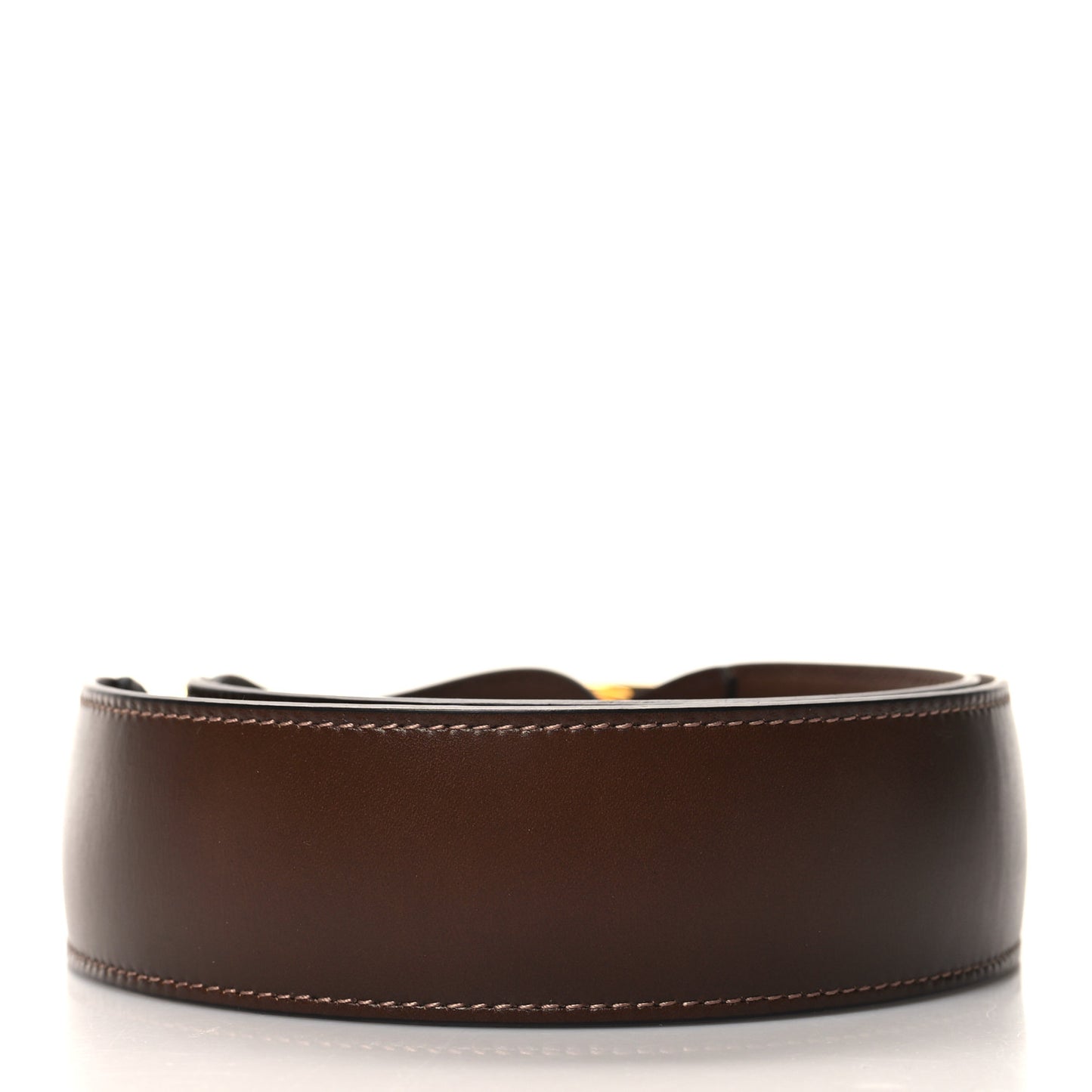 Efesto Leather Horsebit 25mm Belt 85 34 Brown Sugar