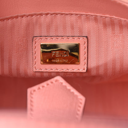 Fendi Vitello Elite Petite 2Jours Tote Pesca 6 of 17