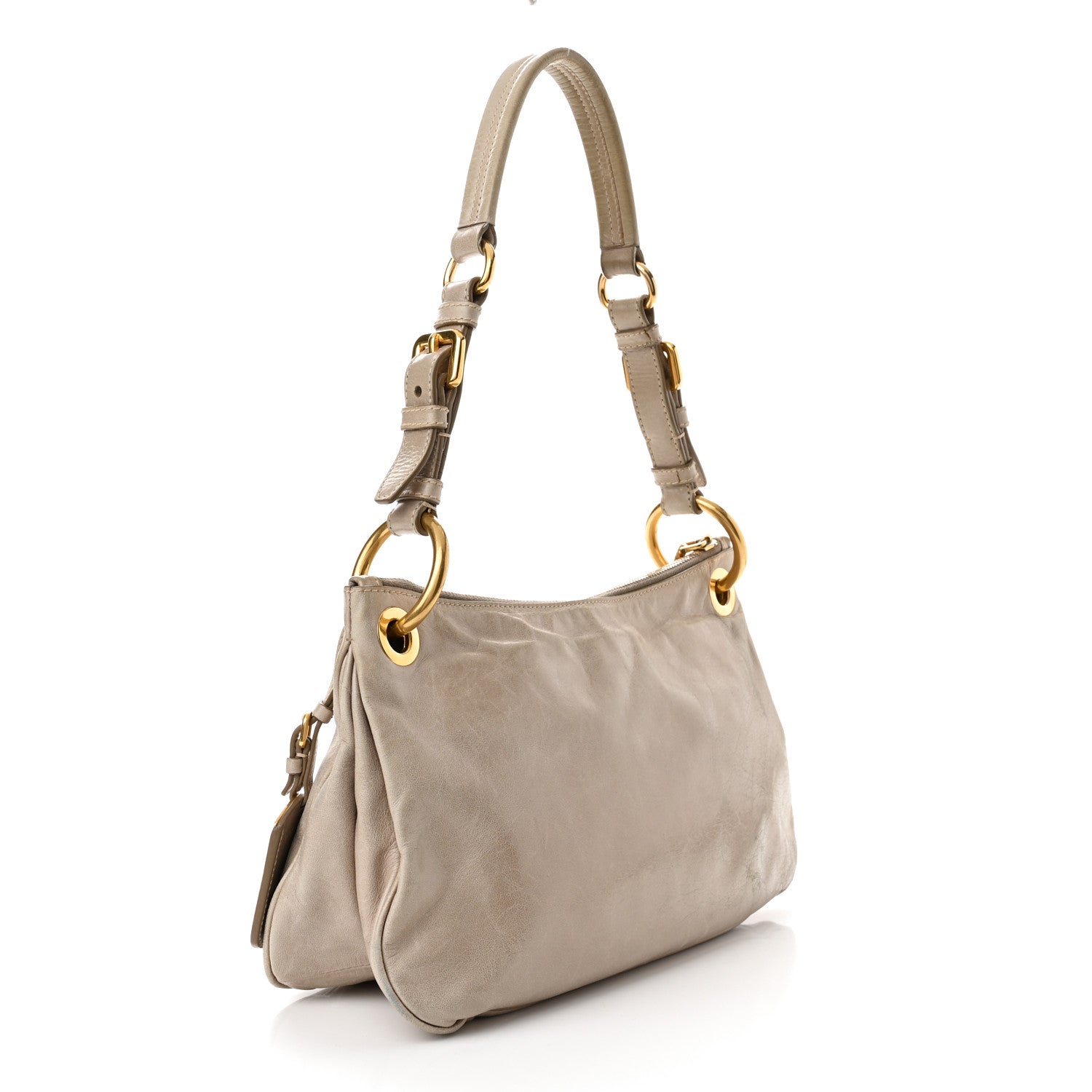 Prada Vitello Shine Shoulder Bag Cammeo 2 of 9