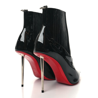 Christian Louboutin Patent Epic 100 Ankle Boots 38 Black 4 of 7