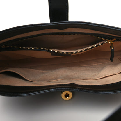 Gucci Boarded Dyana Lux Calfskin Small Jackie 1961 Hobo Black 5 of 17