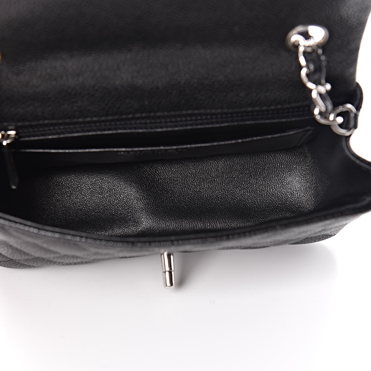 Chanel Caviar Quilted Mini Rectangular Flap Black 5 of 11