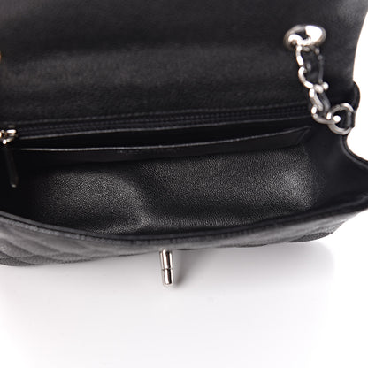 Chanel Caviar Quilted Mini Rectangular Flap Black 5 of 11