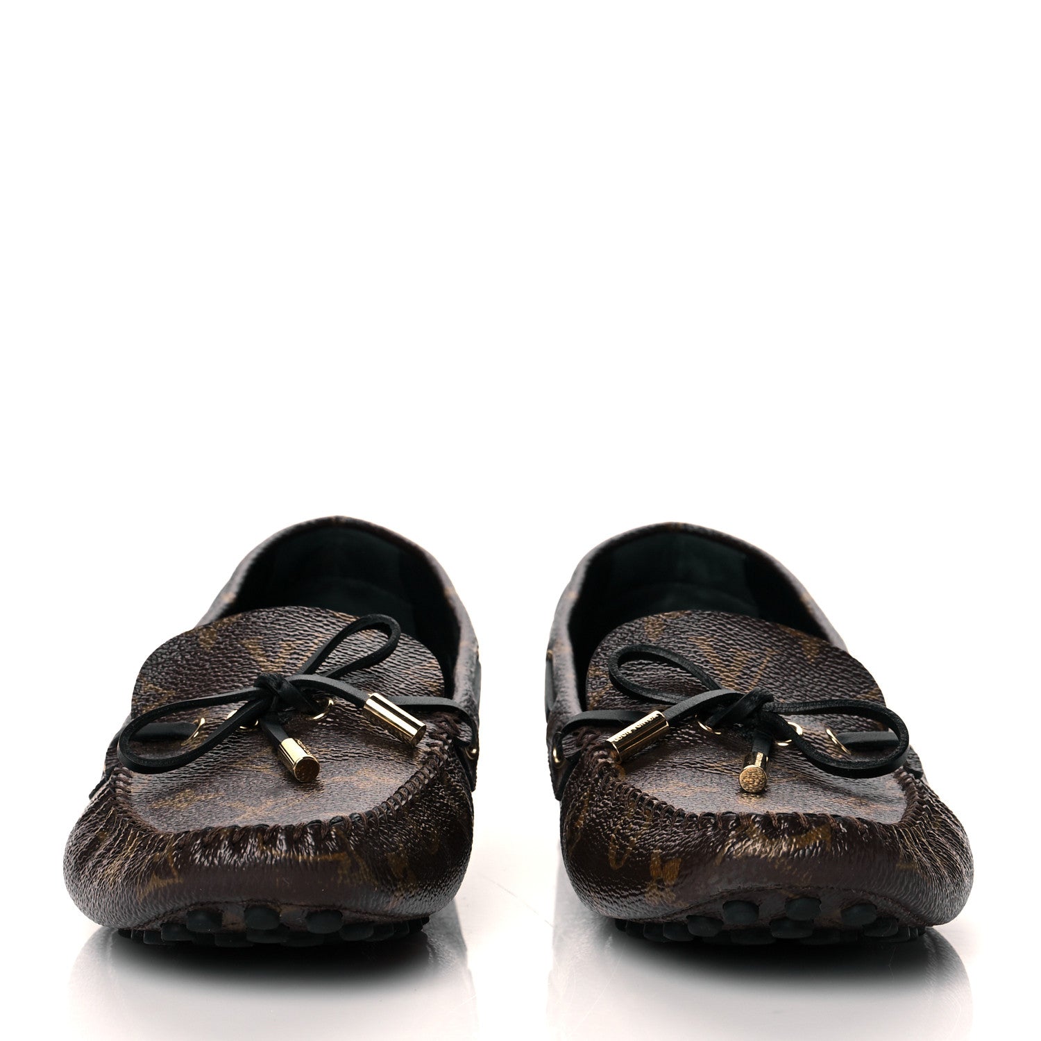 Louis Vuitton Patent Monogram Gloria Loafers 41 2 of 8
