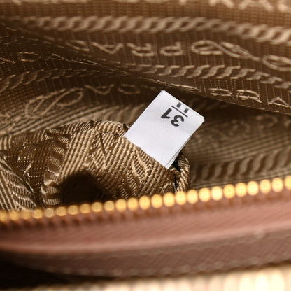 Prada Saffiano Small Galleria Double Zip Tote Cammeo 7 of 19