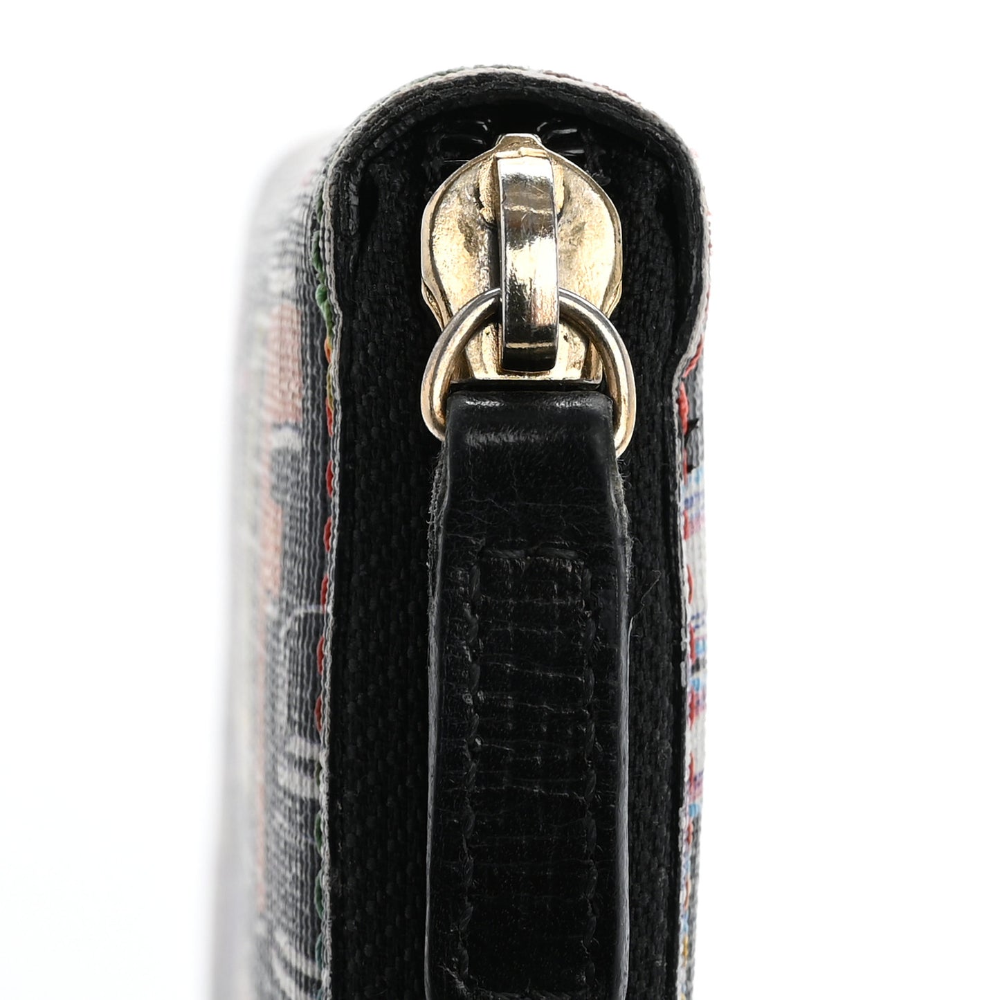 Zucca Spalmati Vitello FF Multicolor Zip Around Wallet Multicolor
