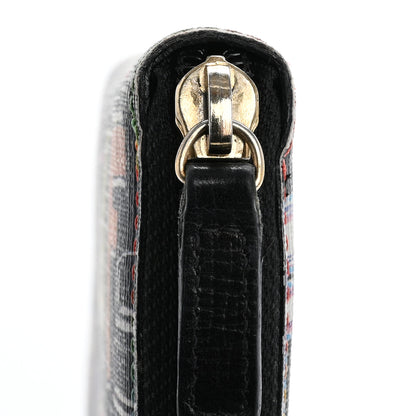 Fendi Zucca Spalmati Vitello FF Multicolor Zip Around Wallet Multicolor 11 of 12