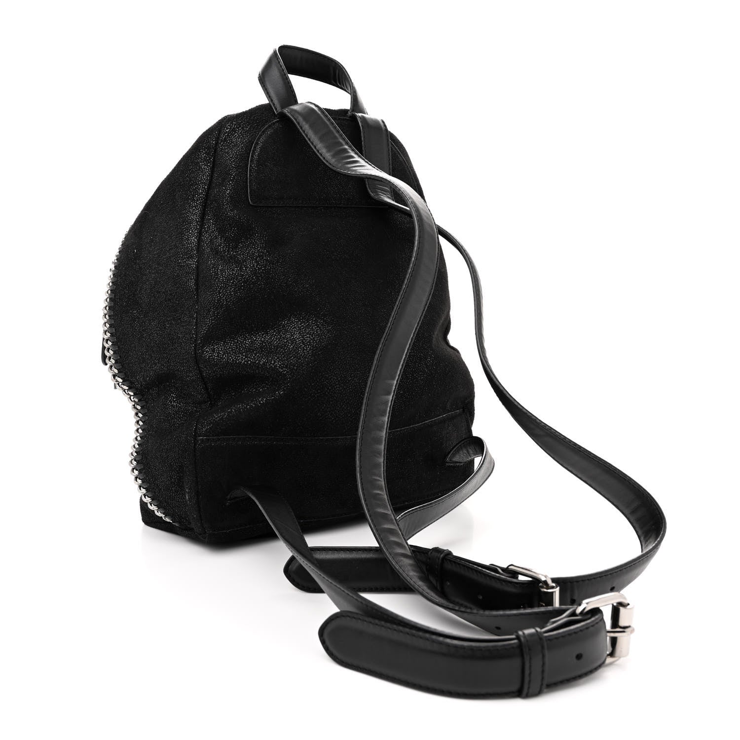 Stella McCartney Shaggy Deer Small Falabella Backpack Black 3 of 18