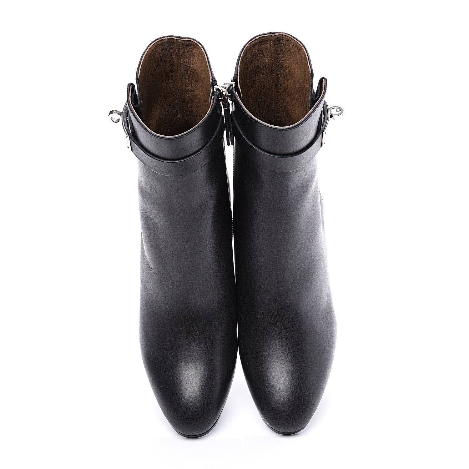 Hermes Calfskin Saint Germain Ankle Boots 37 Black 5 of 11