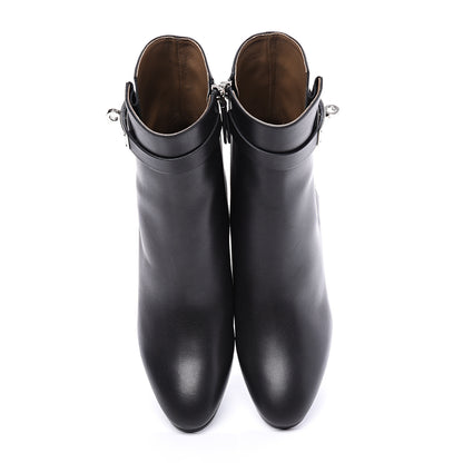 Hermes Calfskin Saint Germain Ankle Boots 37 Black 5 of 11