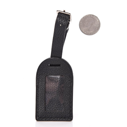 Louis Vuitton Taurillon City Steamer Luggage Tag Black 2 of 3