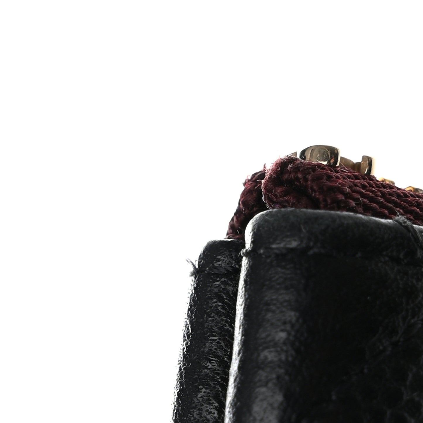 Caviar Quilted Small Cosmetic Case Black