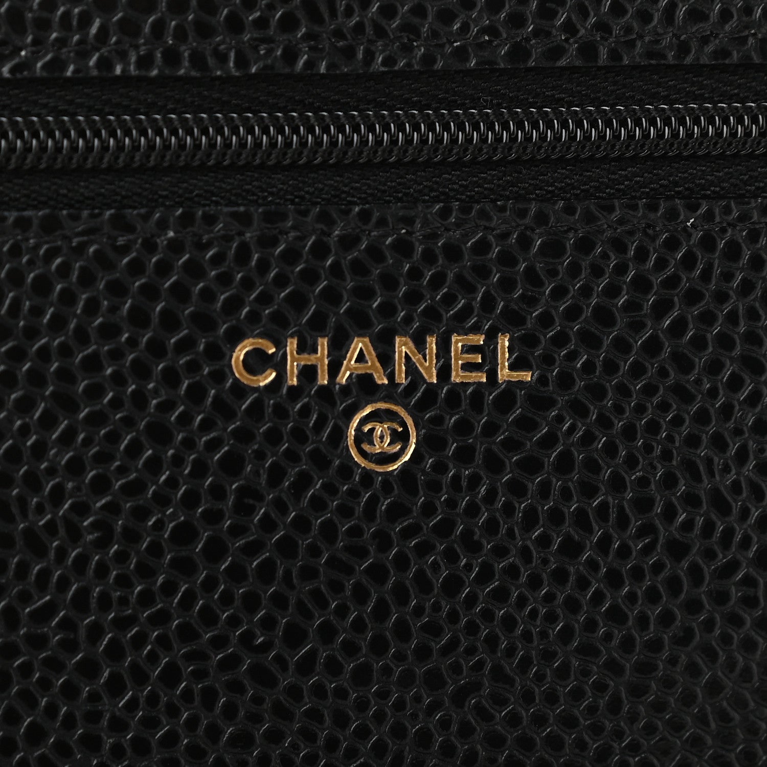 Chanel Caviar Quilted Wallet On Chain WOC Black 6 of 10