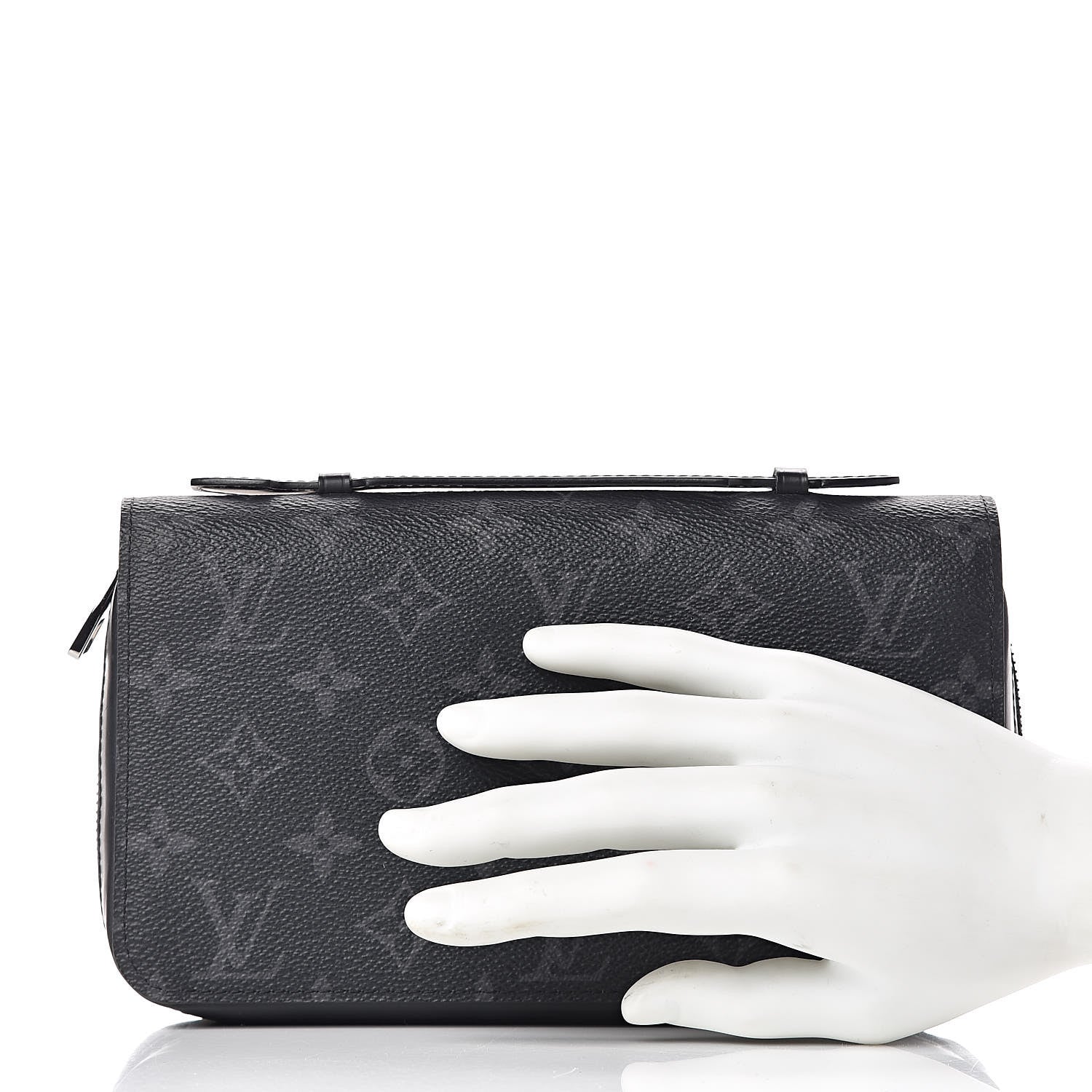 Louis Vuitton Monogram Eclipse Zippy XL Wallet 2 of 8