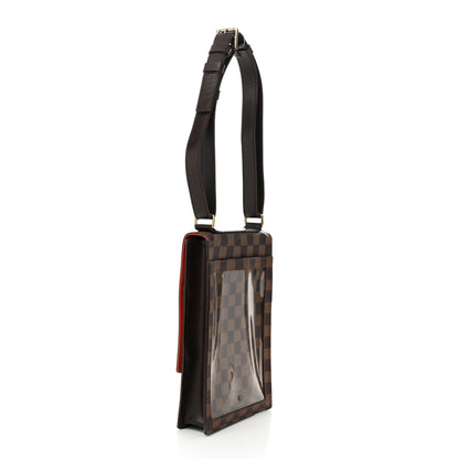 Louis Vuitton Damier Ebene Portobello Travel Shoulder Bag 3 of 9