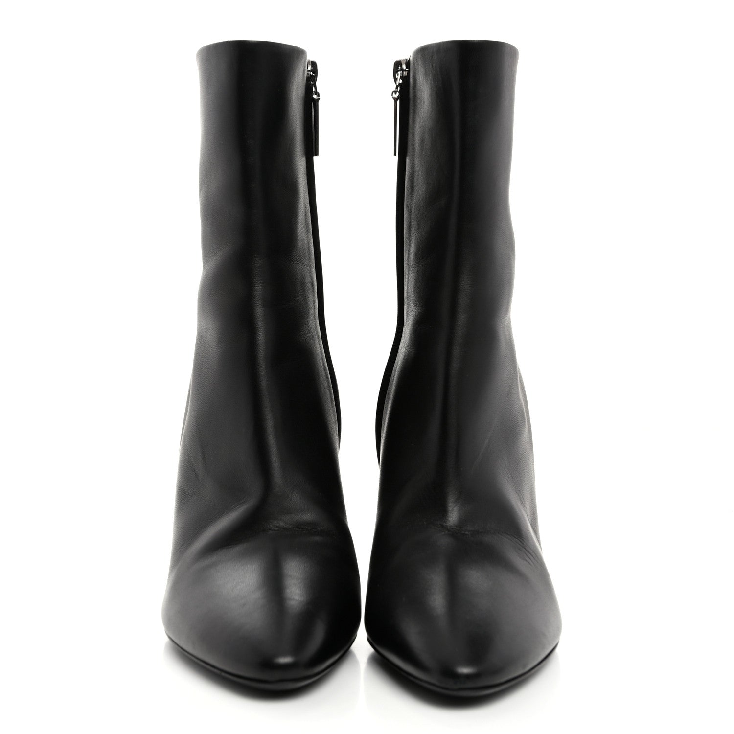 Saint Laurent Nappa Vendome Loulou Ankle Zip Boot 38 Black 1593734