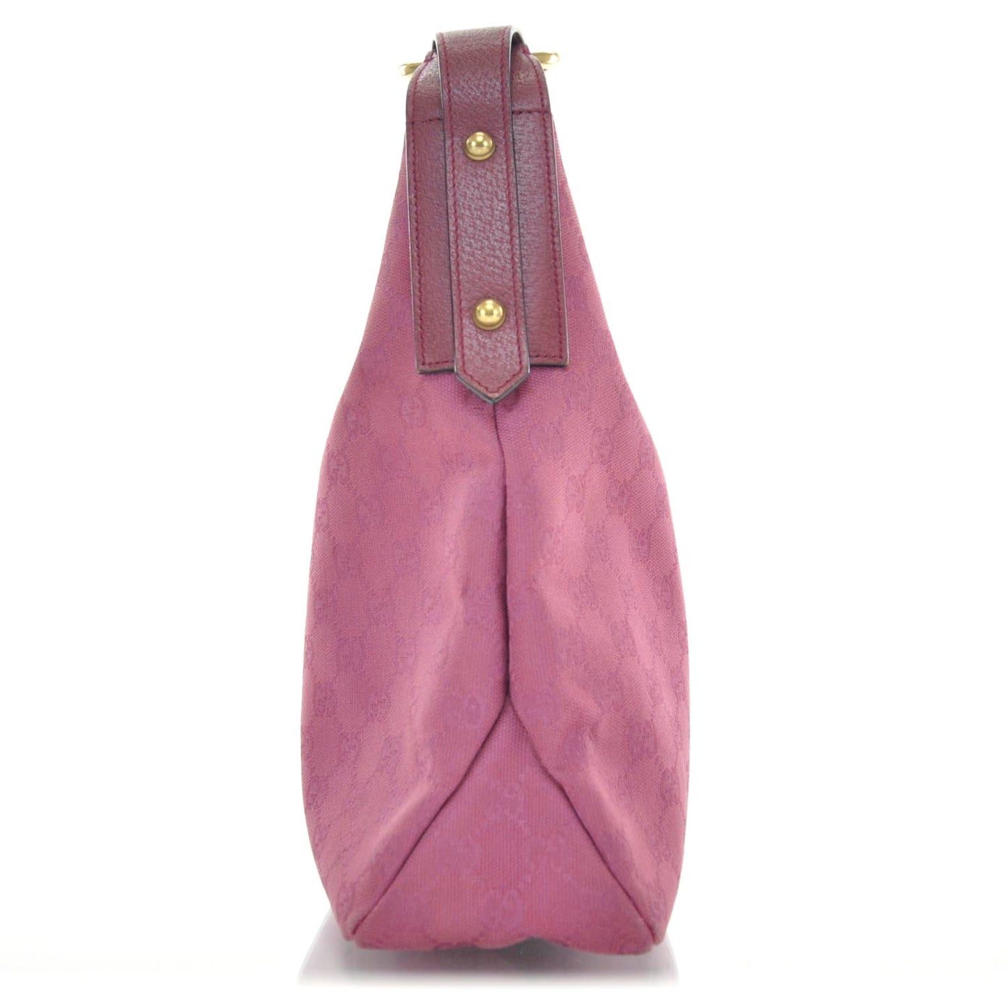 Monogram Medium Horsebit Chain Hobo Fuchsia