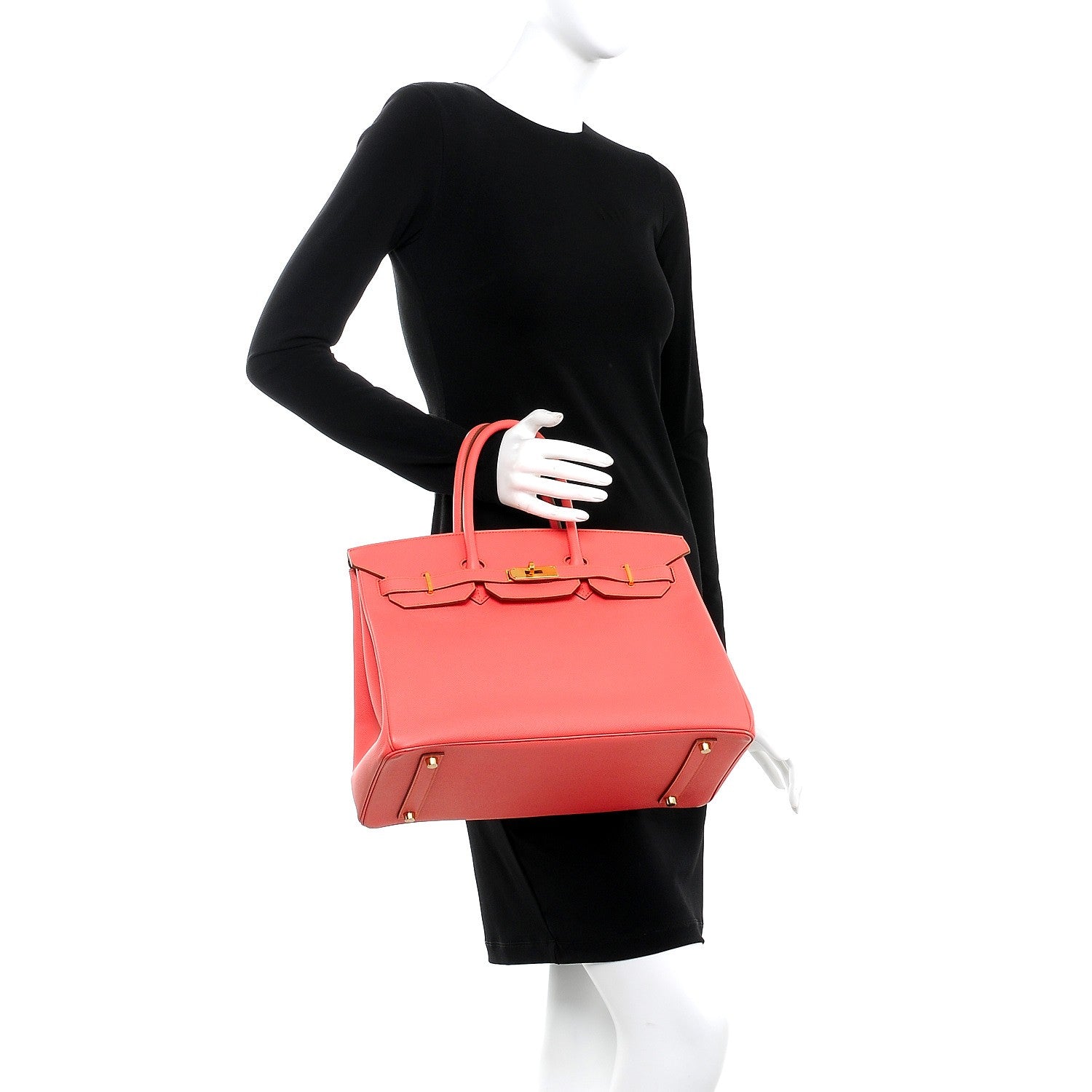 Hermes Epsom Birkin 35 Flamingo 2 of 37